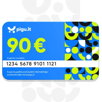El. Dovanų kuponas, € 90