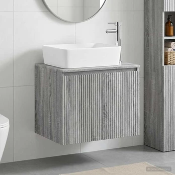 Vonios baldų rinkinys Pilka Sonoma Apdirbta mediena