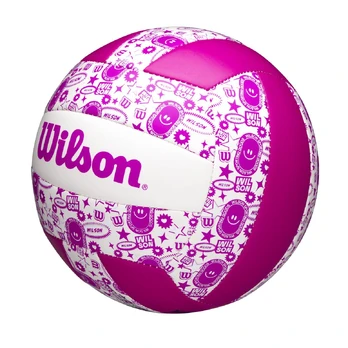 Tinklinio kamuolys Wilson Stamp Pink, 5 dydis