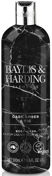 Dušo želė Baylis & Harding Elements Dark Amber/Fig, 500 ml