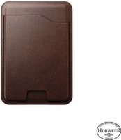 Nomad Leather Mag Wallet with Find My Tracking, ruda kaina