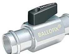 Broen Ballofix 15 mm.Pres-pres - m.håndtag