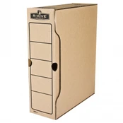 Archyvinė ruda dėžė kartoninė 10cm Fellowes