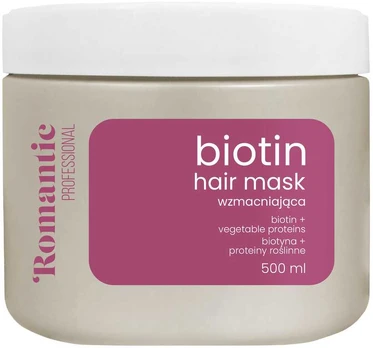 ROMANTIC Biotino plaukų kaukė 500 ml