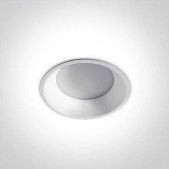 9W LED įleidžiamas šviestuvas, baltas, 4000K, 10109FD/W/C