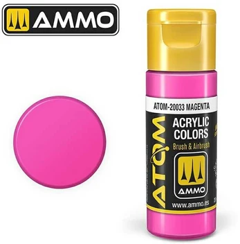 AMMO by MIG Jimenez AMMO MIG - ATOM Akriliniai dažai Magenta, 20ml, 20033
