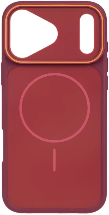 Dėklas OBAL:ME MagNetix Delta Cover for Apple iPhone 17 Pro Max/18 Pro Max Wine Raudona
