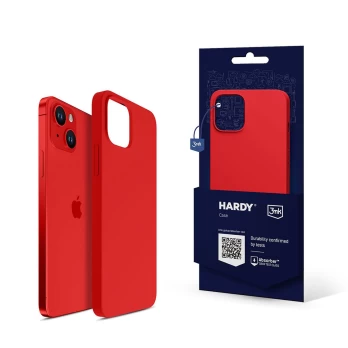 Dėklas 3mk Hardy Silicone MagCase Apple iPhone 14 Plus - Raudonas