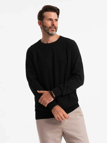 men's sweater juodas