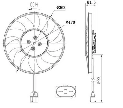 NRF NRF 47931 Viscous fan coupling
