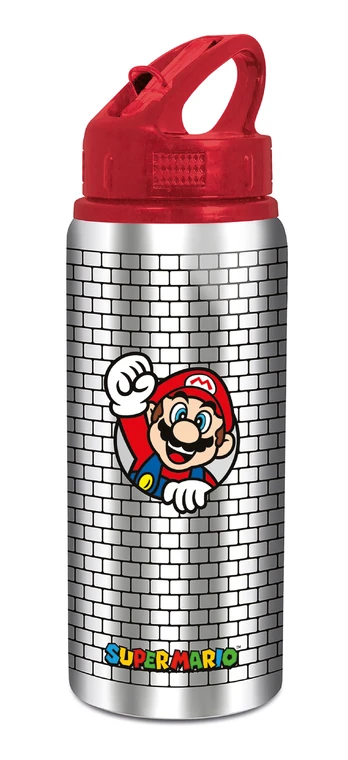 Super Mario - Alu Water Bottle 710ml (389)