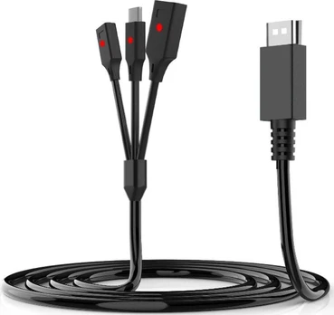 JYS USB laidas prie USB-C + 2xJoy-Con prie Nintendo Switch