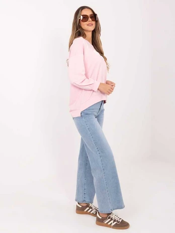Rue Paris Bluza-RV-BL-A1221.13-jasny rožinis