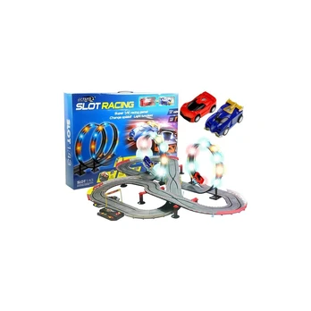 Lean Toys Magnetinė lenktynių trasa