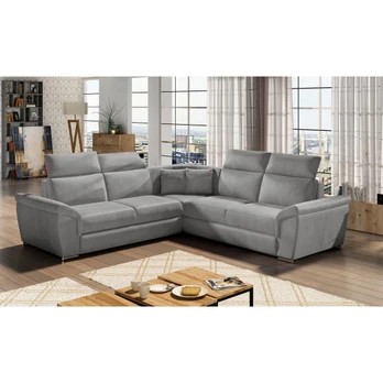 Kampinė sofa Federico Monolith 84, pilka, 268 x 268 cm x 102 cm