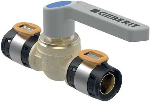 Geberit Kuglehane pres FlowFit 75mm m/greb