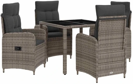 Lauko valgomojo komplektas su pagalve 5 pcs
