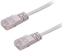 MicroConnect Patchcord U/UTP CAT6 0,25M Pilkas Flat kaina