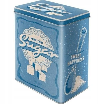 Nostalgic Art L dydžio metalinė dėžutė Sugar
