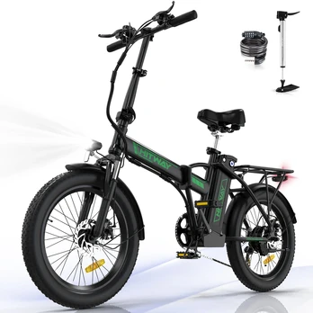 Elektrinis dviratis Hitway BK11, 20", 250W, 11,2Ah, juodas
