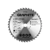Graphite Diskinio pjūklo diskas, Widia, 300 x 30 mm, 40 dantų kaina