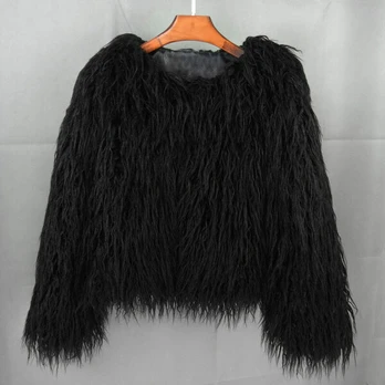 Moteriškas žieminis paltas, juodas, 3XL