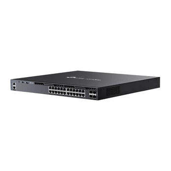 Šakotuvas TP-LINK SG6428XHP Omada 24-Port Gigabit Stackable L3 Managed PoE+ Switch with 4 10G Slots