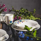 Serwis obiadowy dla 6 osób Fiori 18-elementowy AMBITION kaina
