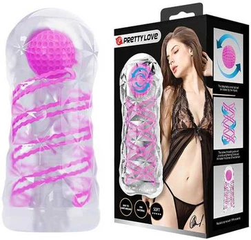 LYBAILE Pretty Love transparent, reusable masturbator