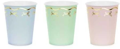 Party Deco Papkrus med guld sløjfer
