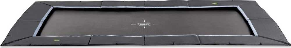EXIT Dynamic ground level sports trampoline 244x427cm - juodas