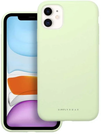 Dėklas Roar Cloud-Skin Case - for iPhone 11 Light žalias
