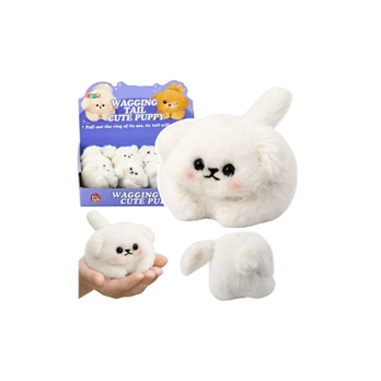 Lean Toys Pliušinis šuo 9 × 8 cm