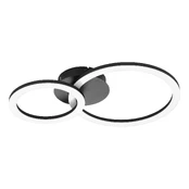 EGLO - Paranday-Z ceiling lamp w/circles black 44.5x30 - TW - Zigbee, Bluetooth kaina