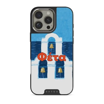 Feta - iPhone 16 Pro Case, Elite Dark (MagSafe) / Silver