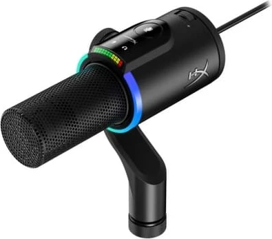 Namų kino sistema HyperX Flipcast USB/XLR-mikrofoni, musta