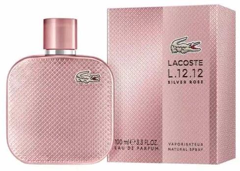 Lacoste L.12.12 Sidabrinis Rose Eau De Parfum Purškiklis 100ml