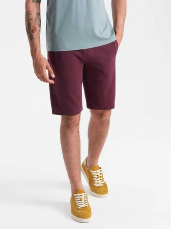simple cotton sweatpants - maroon v3 om-srbs-0149