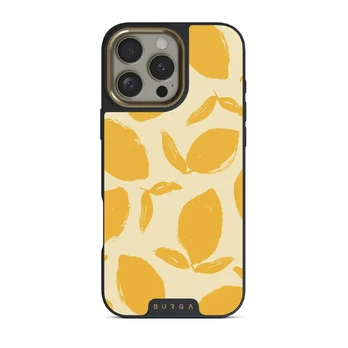 Lemon Tart - iPhone 16 Pro Max Case, Elite Dark (MagSafe) / Gold