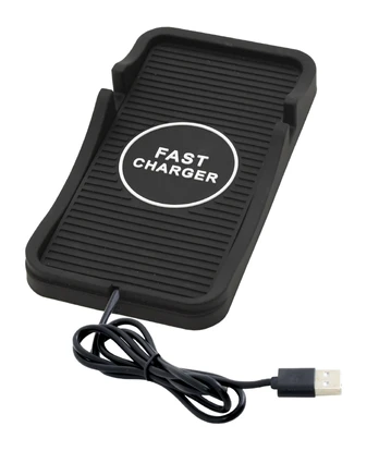 Automobilinis belaidis įkroviklis Compass, USB Type A, juoda, 15 W