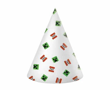 Globos Europe Bv „GoDan PAP HAT MINECRAFT GO OP 6PCS PBH“.