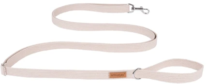 Pavadėlis Amiplay Cotton Easy Fix, smėlio ruda, 1.6-3m x 3cm kaina