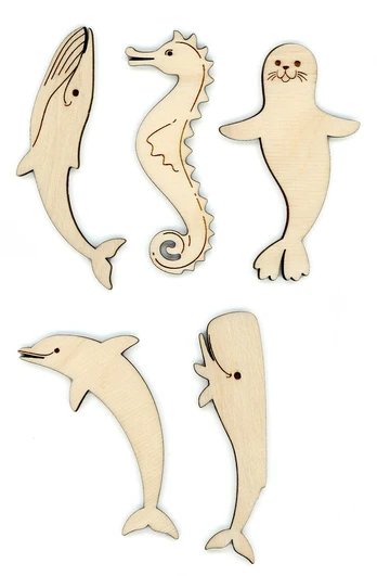 Spool Set Sea Creatures (10 pcs) OR-060