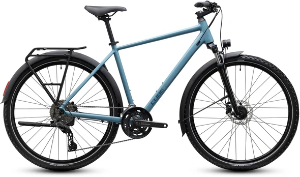 Dviratis Cube Nature Pro FE surfblue'n'mėlynas 2027-50 cm (Dydis: 50 cm)
