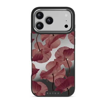 Tender Kiss - iPhone 17 Pro Max Case, Elite Mirror Dark (MagSafe) / Silver