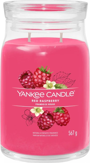 Yankee Candle Signature Raudona Raspberry Candle Large 567g