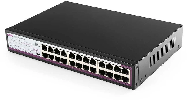 Spacetronik PERJUNKITE 24 prievadų SP-SG1024 Gigabit