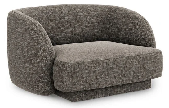 Fotelis Micadoni Home Miley, pilkas, 85 cm x 109 cm x 74 cm