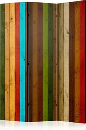 Artgeist Pertvara - Wooden rainbow [Room Dividers] kaina