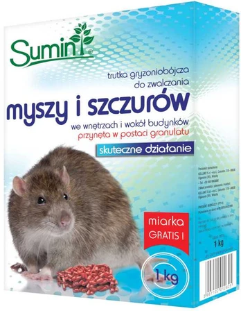 Nuodai pelėms ir žiurkėms, 1kg.